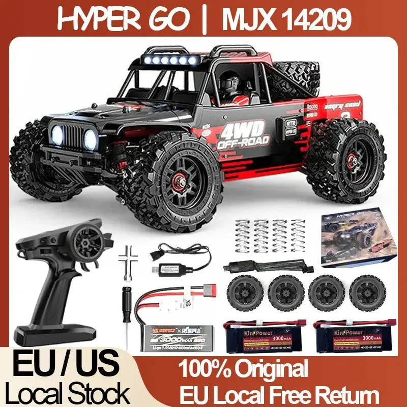 MJX 14209 14210 V3 1 14 Scale 4WD Hyper Go 75kmh Rc Truck RC by Beastly Survival Outlet