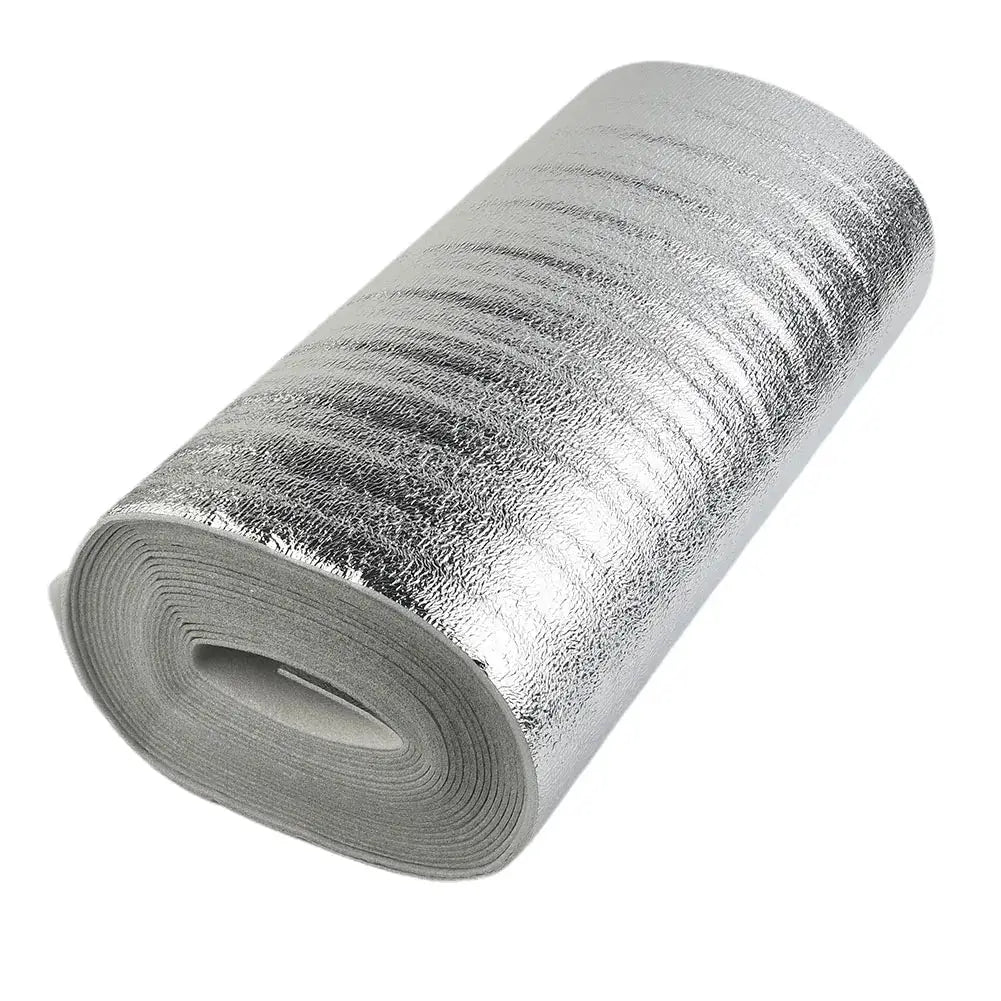 5/10m PET Aluminized Film Radiator Reflective Film Wall Thermal Insulation Reflective Film Aluminum Foil Thermal Insulation Film by Beastly Survival Outlet