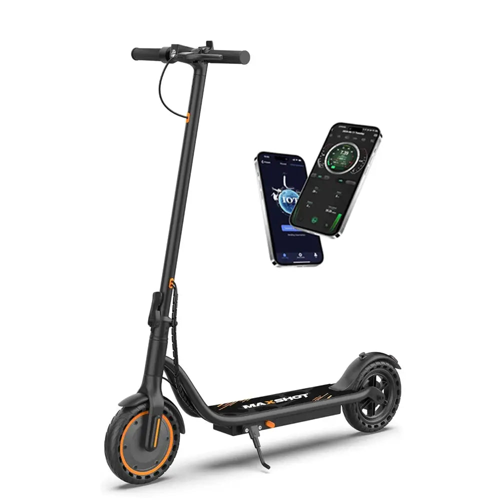 2026 New 8.5‘’ Electric Scooter Solid Tire 350W 19mph APP Smart Control 4 Speed Modes Foldable E-Scooter 16miles Max Range for Campus Commuting by Beastly Survival Outlet