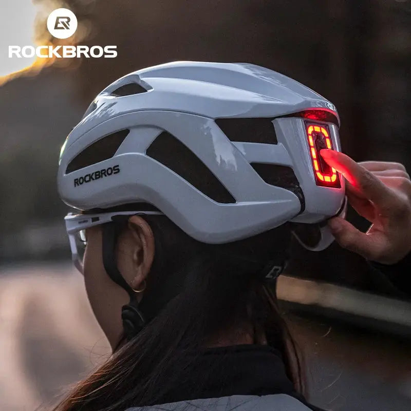 ROCKBROS Cycling Light Helmet Type-C Charging Electric LED Front Light Helmet Night Cycling Safety Helmet Bicycle Scooter Helmet by Beastly Survival Outlet ROCKBROS Cycling Light Helmet Type-C Charging Electric LED Front Light Helmet Night Cycling Safety Helmet Bicycle Scooter Helmet Beastly Survival Outlet