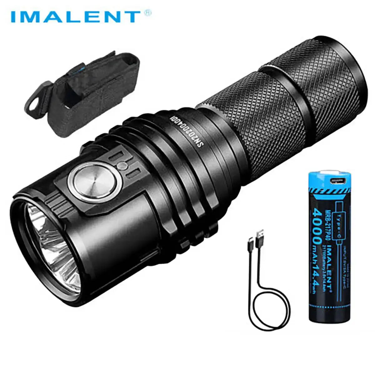 IMALENT MS03 EDC Flashlight 13000 Lumens Rechargeable Handheld Torch for Adventure Mountain Climbing Outdoor Exploration by Beastly Survival Outlet