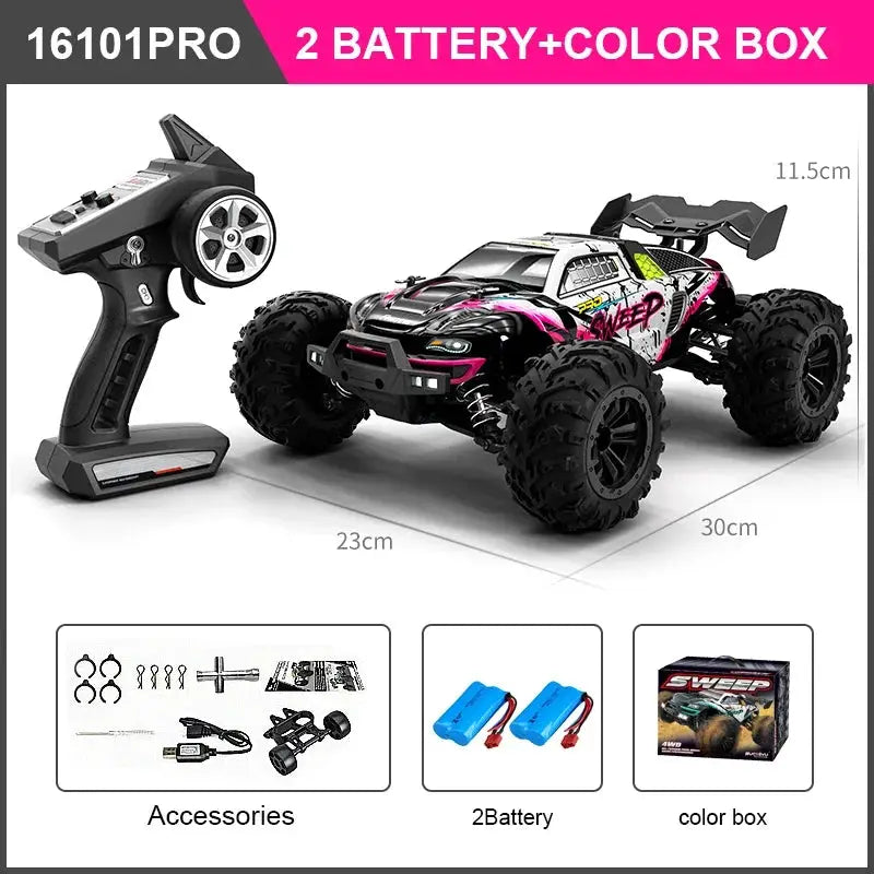 High Speed RC Car 4WD Off Road Brushless Monster Truck Pro X by Beastly Survival Outlet