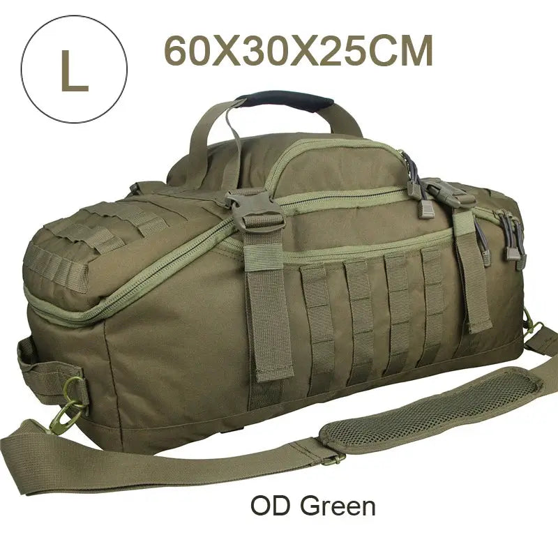 LQARMY 30L 45L 80L Sport Travel Bag Molle Tactical Backpack Gym Fitness Bag Large Duffle Bags for Camping Hunting Fishing by Beastly Survival Outlet