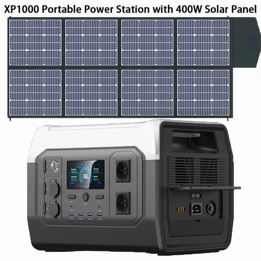 XP1000 Portable Power Station 1024Wh LiFePO4 UPS Solar Panel by Beastly Survival Outlet