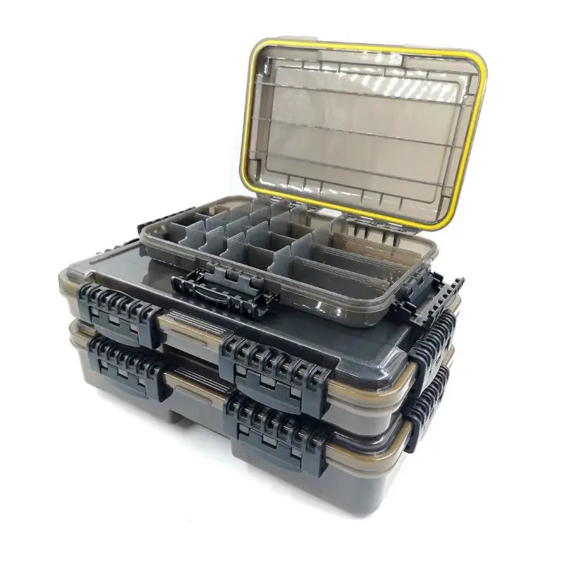 Large-Capacity Waterproof Fishing Tackle Box Fishing Accessories Tool Storage Box Fish Hook Fake Bait Storage Box Fishing Suppli by Beastly Survival Outlet