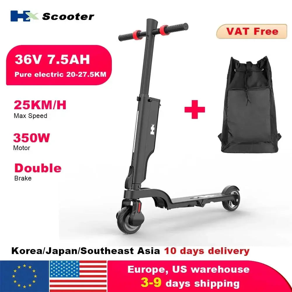 HX X6 Electric Scooter Foldable 350W 25KMH For Adults UrbanX by Beastly Survival Outlet
