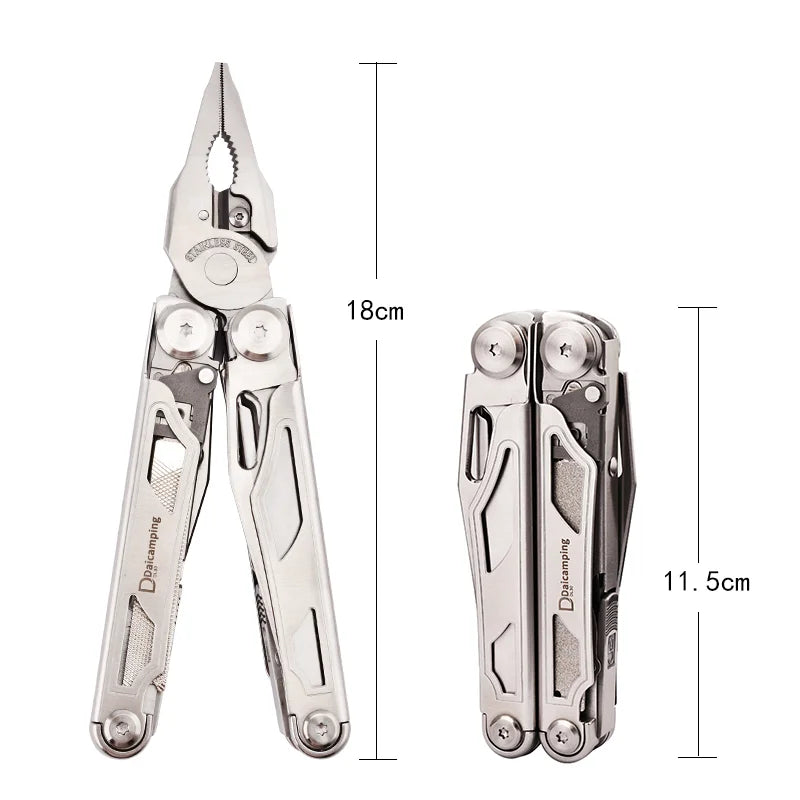 Daicamping DL30 Multitool Set Folding Knives Scissors Pliers