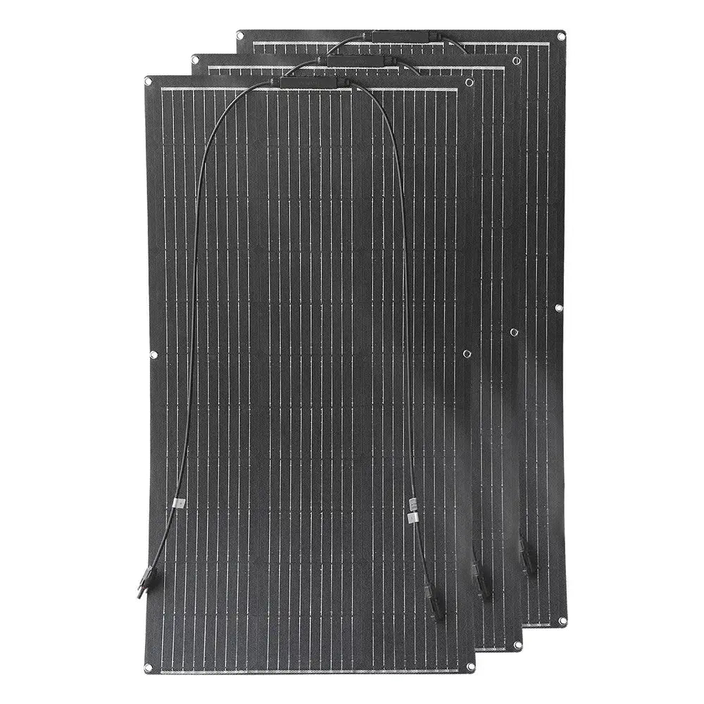 Ultra Flexible Solar Panel Kit 100W 200W 300W 12V 24V Charge by Beastly Survival Outlet