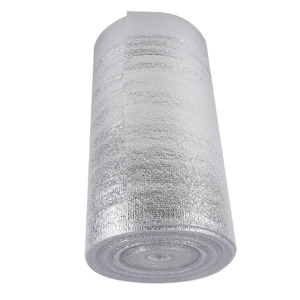5/10m PET Aluminized Film Radiator Reflective Film Wall Thermal Insulation Reflective Film Aluminum Foil Thermal Insulation Film by Beastly Survival Outlet