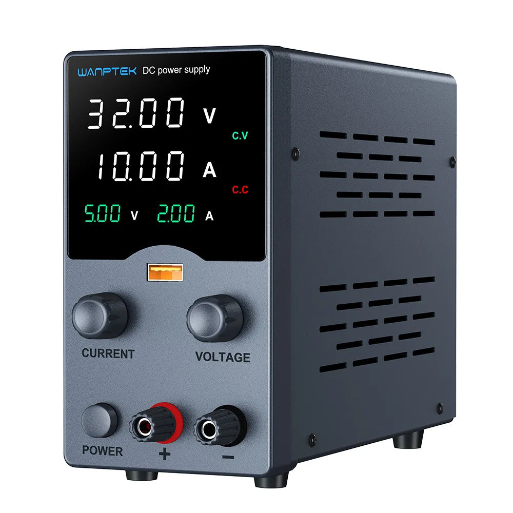 Wanptek Adjustable DC Power Supply 30V 10A Lab Bench ProUnit by Beastly Survival Outlet