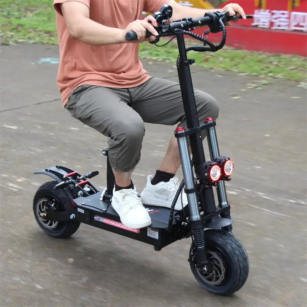 Poland USA S3-11 dualtron elektroroller Range 100-120KM Foldable Electric Scooters Adult 6000w 11 inch Offroad Tire e scooter by Beastly Survival Outlet