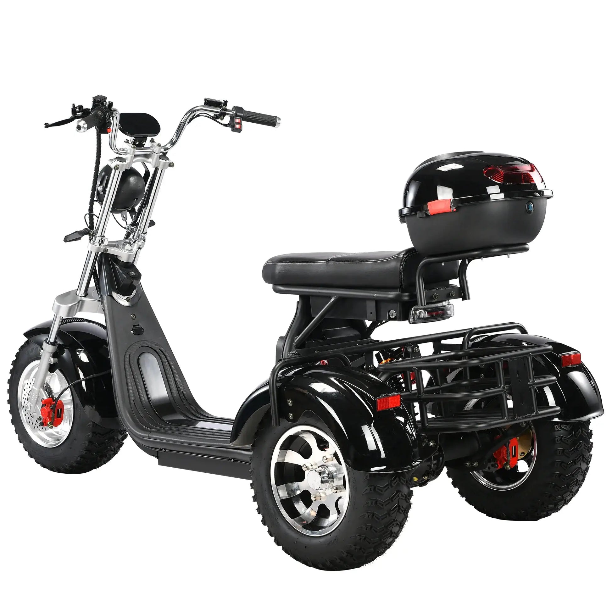 3 Wheel Three Speed Regulation Charge Power Mobility Scooter 3000W Off Road Three Wheel Electric Bike Tricycle Adult Motorcycle by Beastly Survival Outlet