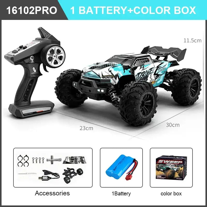High Speed RC Car 4WD Off Road Brushless Monster Truck Pro X by Beastly Survival Outlet
