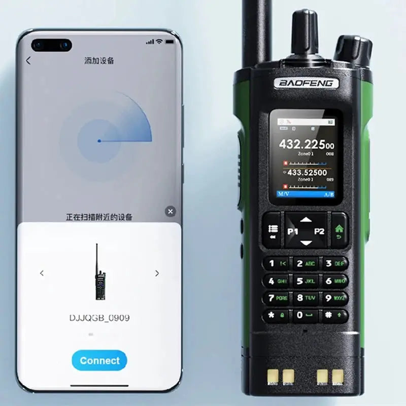 Baofeng UV32 Walkie Talkie GPS 10W Bluetooth App Programming by Beastly Survival Outlet