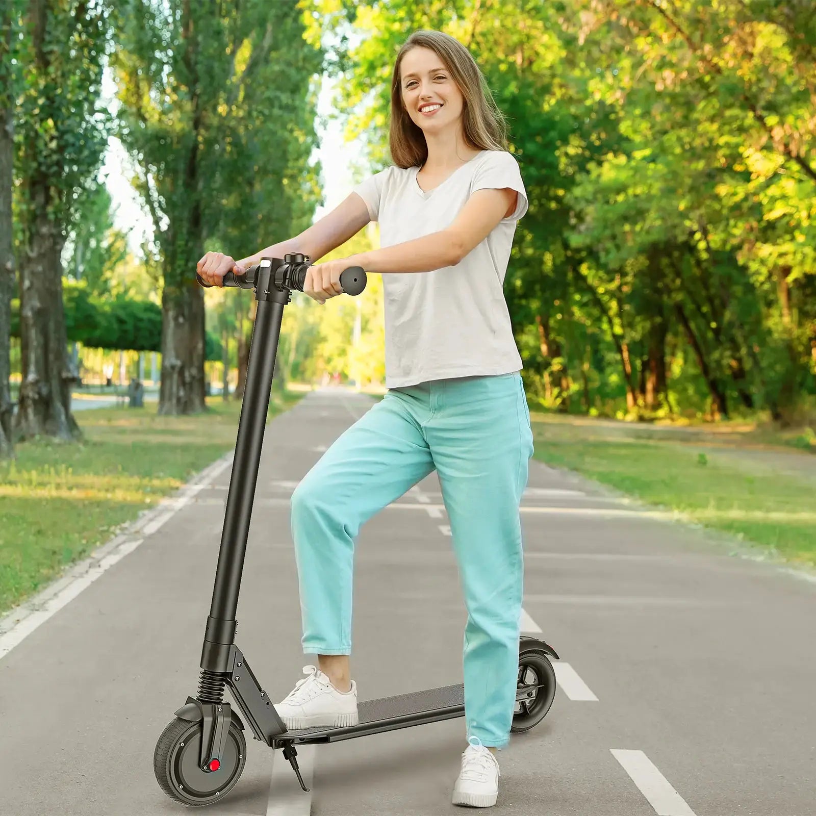 Electric Scooter Commuter E-Bike Foldable Commuter E-Scooter With Cruise Control Dual Braking System Shock Absorption by Beastly Survival Outlet