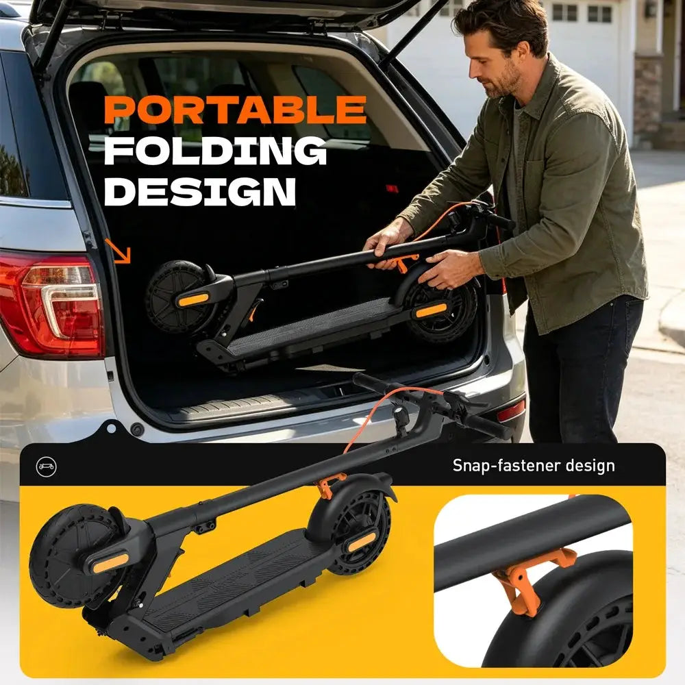 C8 Adult Electric Scooter 350W 19mph Max Speed 8.5 Inch Tire Foldable E Scooters 16 Miles Max 36V 5.2AH US Stock Fast Delivery by Beastly Survival Outlet