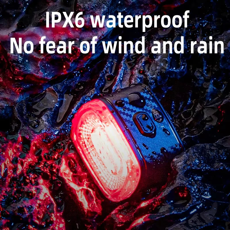 Rockbros Bicycle Taillight IPX6 Waterproof Rear Light Type C