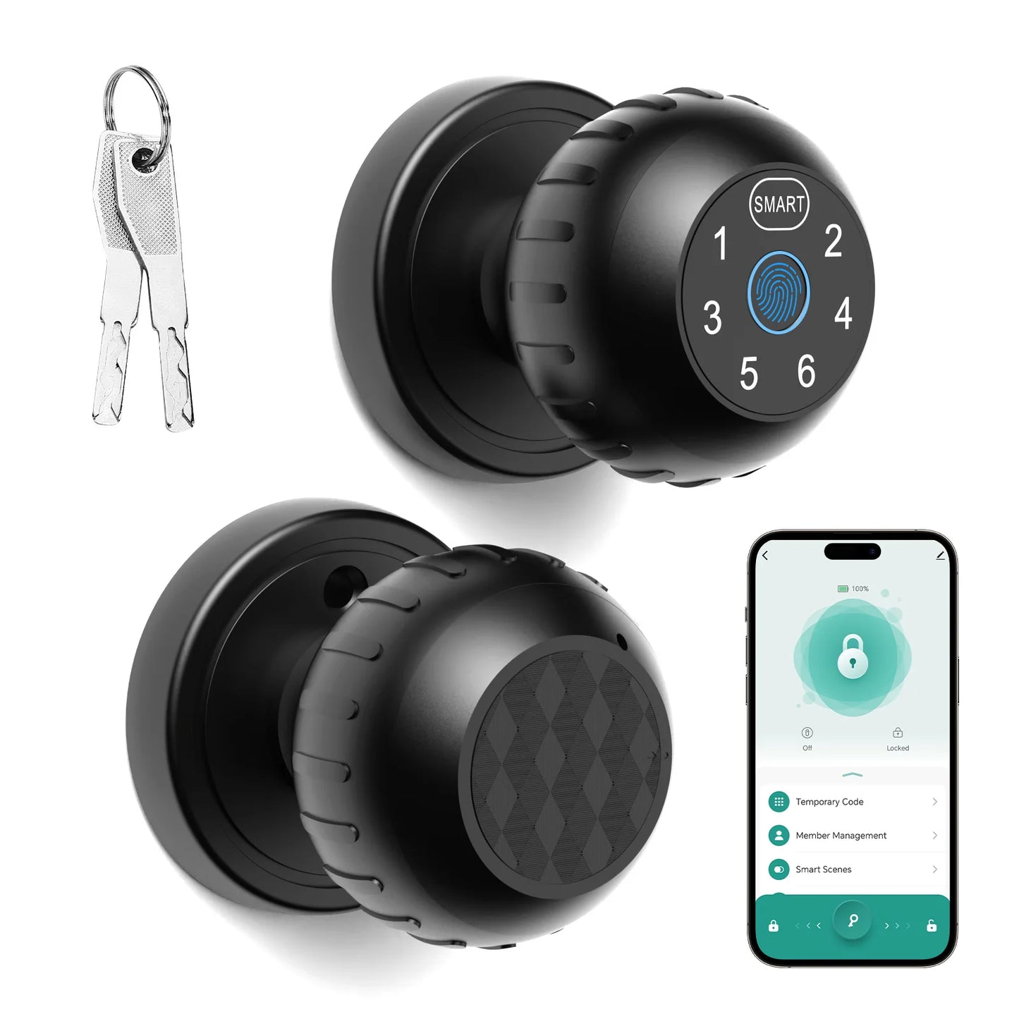 Viladepot Smart Lock Fingerprint Door Lock With App Control