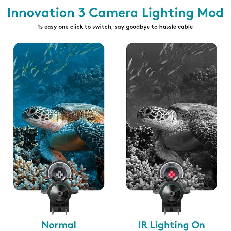 Underwater Fishing Camera 5 Inch HD LCD Display 10000mAh Kit by Beastly Survival Outlet