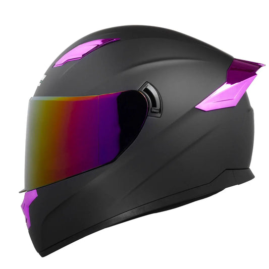 Crown Racing F700 Face Helmet DOT Certified With Tint Shield by Beastly Survival Outlet