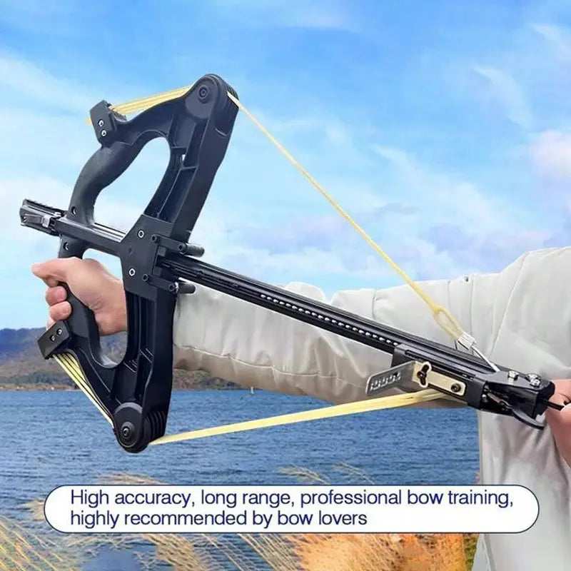 High Precision Mechanical Pulley Bow New Type Composite Steel Ball Bow Dual Purpose Adult Outdoor Sports Slingshot by Beastly Survival Outlet