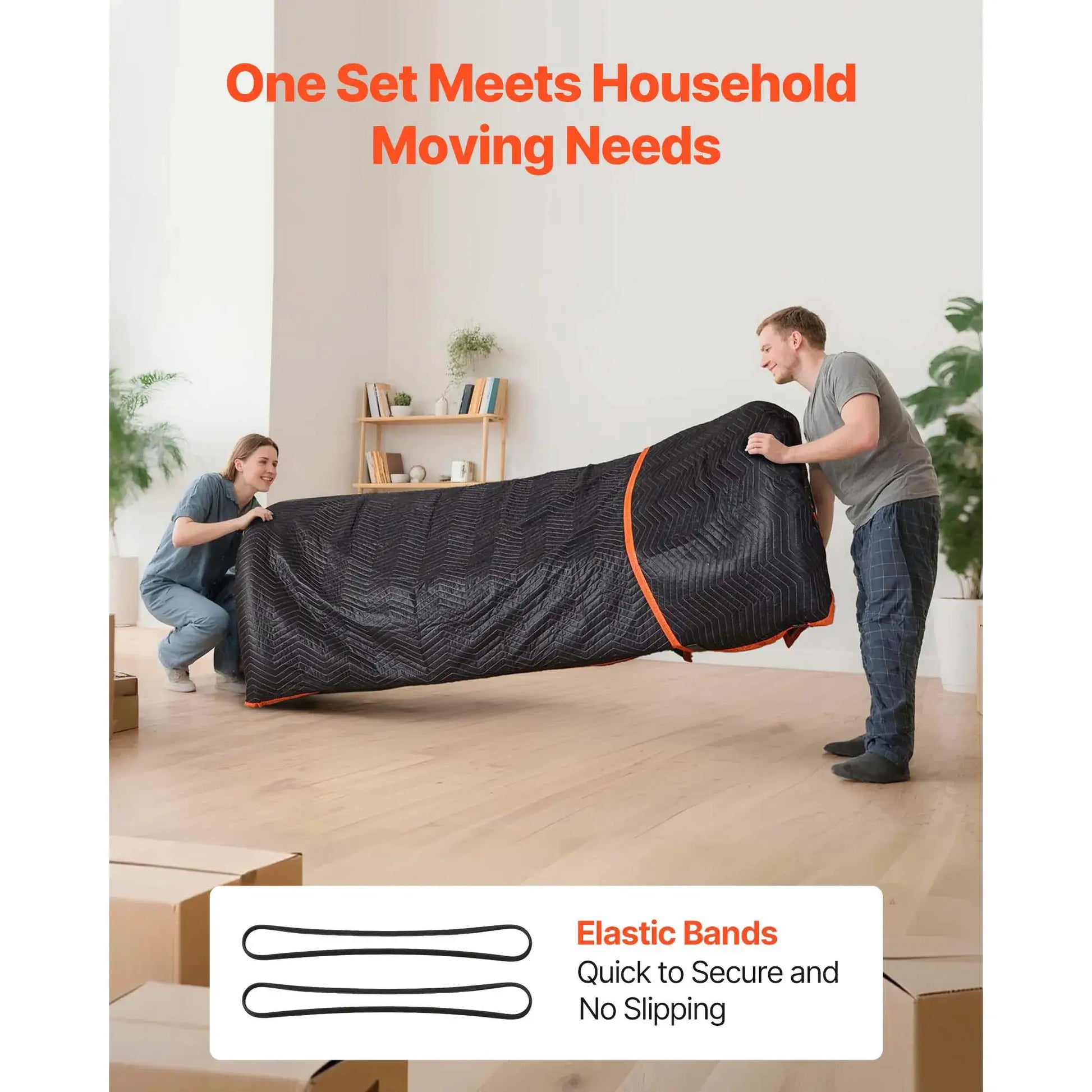 SucceBuy 6/12 Pcs Moving Blankets 72x40/80in Packing Blankets with Cotton Filling Nonwoven Fabric Padded Shipping Blanket by Beastly Survival Outlet