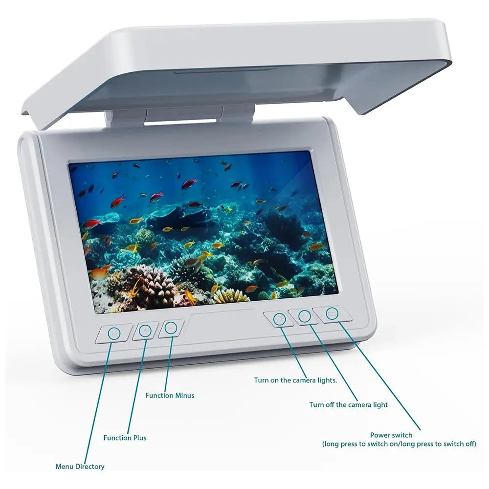 FourQ Underwater Fishing Camera,Fishing Camera Ice vexilar Fish find 4.3inch Hd LCD Display Underwater W/ 5000mah Li-Battery,65f by Beastly Survival Outlet