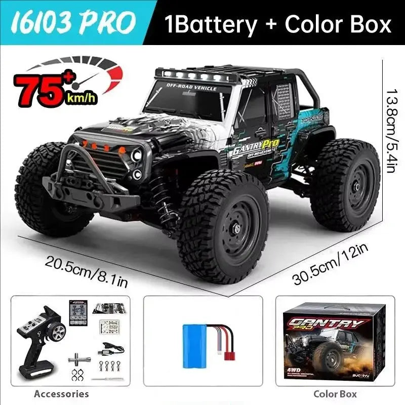 High Speed RC Car 4WD Off Road Brushless Monster Truck Pro X by Beastly Survival Outlet