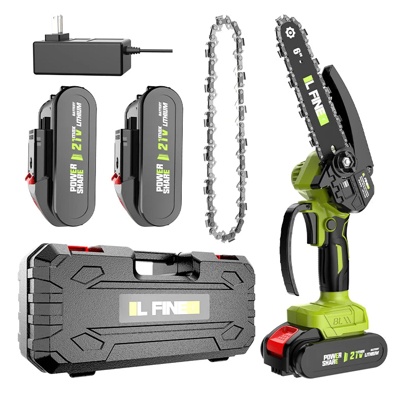 Mini Chainsaw Woodworking Portable 6 Inch Electric Logging Saw