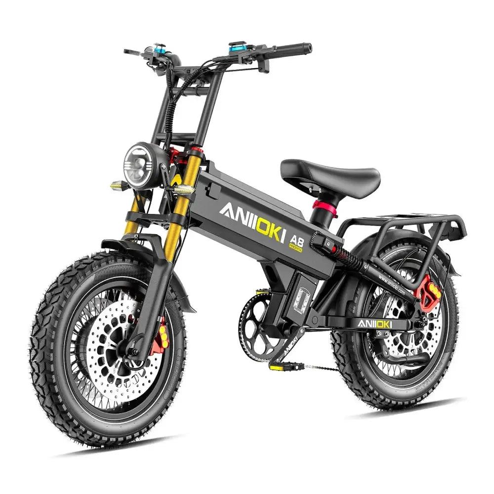 Aniioki 6000W Dual Motor Electric Ebike AWD Fat Tire 20 Inch by Beastly Survival Outlet