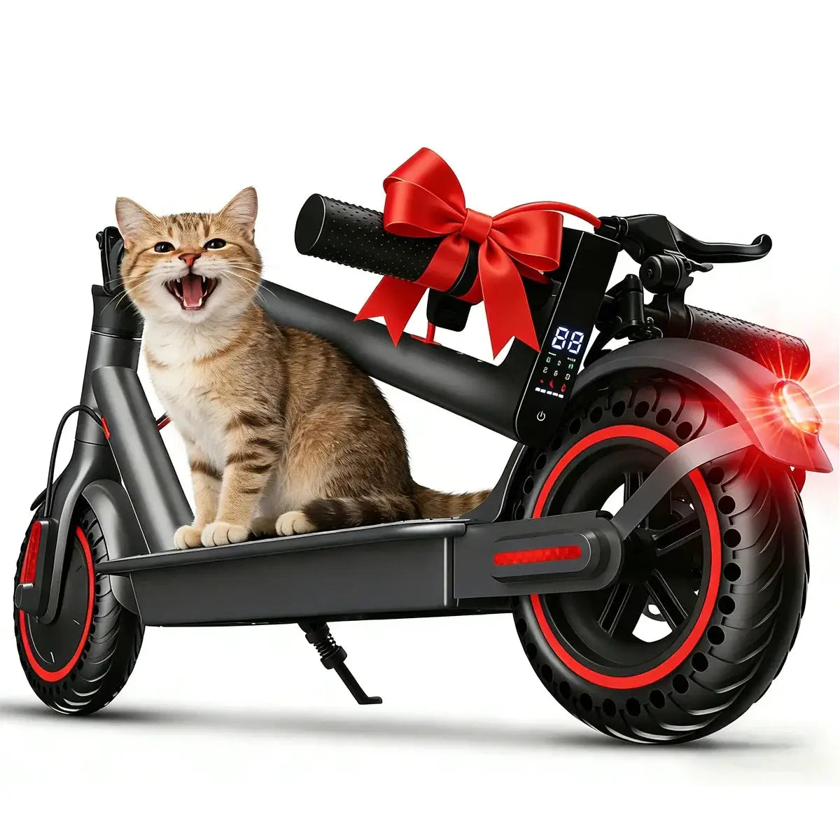 OBX 500W Motor Folding Electric Scooter For Adults 36V 5.2AH Battery Rang 8.5'' Solid Tire 18MPH 15Miles Long Range APP Control by Beastly Survival Outlet