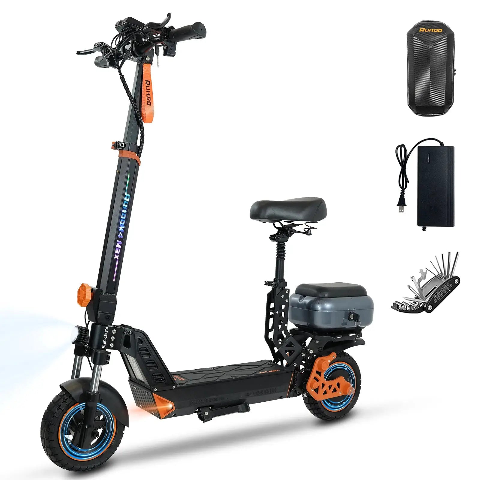 Electric Scooter for Adults, 1000W Motor, 48V 18.2Ah Battery, Foldable Commuter E Scooter, 10' Tires, Long Range Electric Scooter(18.2Ah Battery) by Beastly Survival Outlet