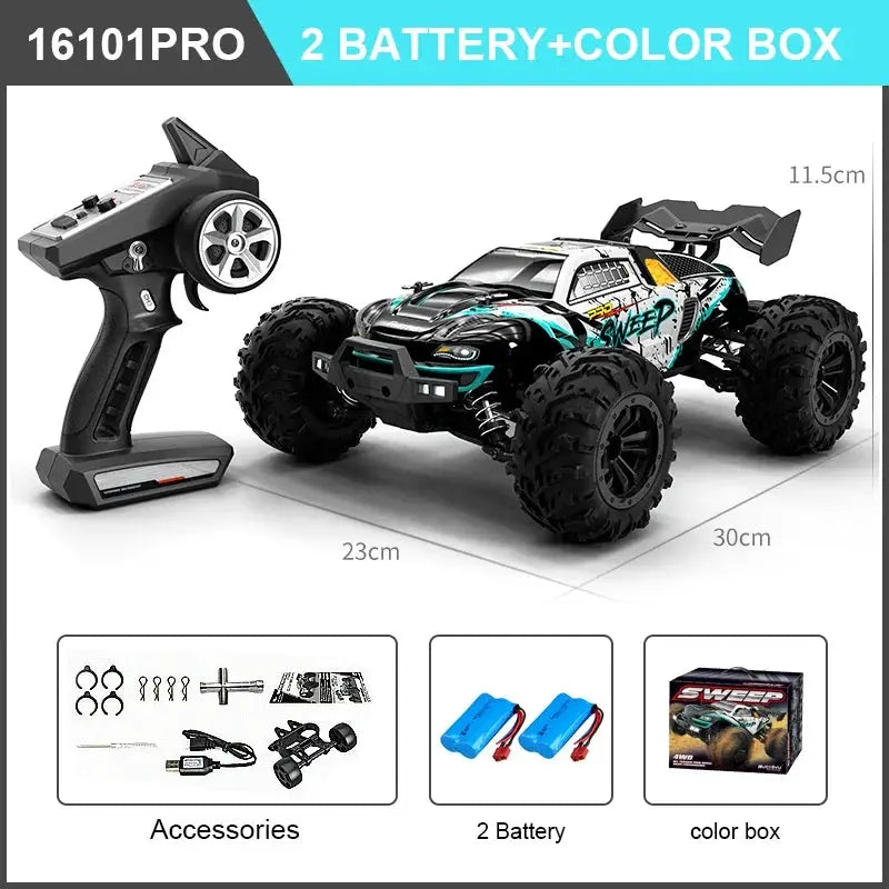 High Speed RC Car 4WD Off Road Brushless Monster Truck Pro X by Beastly Survival Outlet