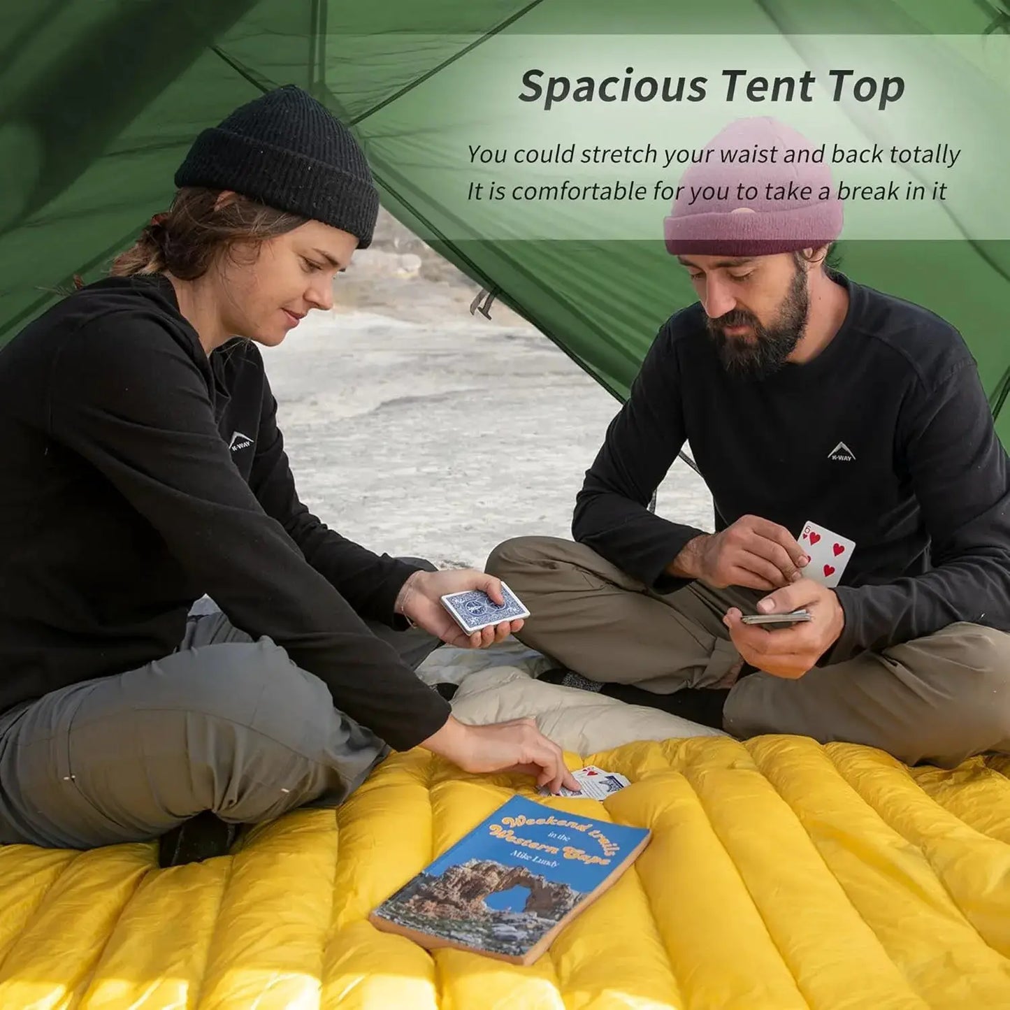 Naturehike Mongar 2 Person Backpacking Tent 210T Ultralight Travel Tent Waterproof Hiking Survival Outdoor Camping Tent by Beastly Survival Outlet
