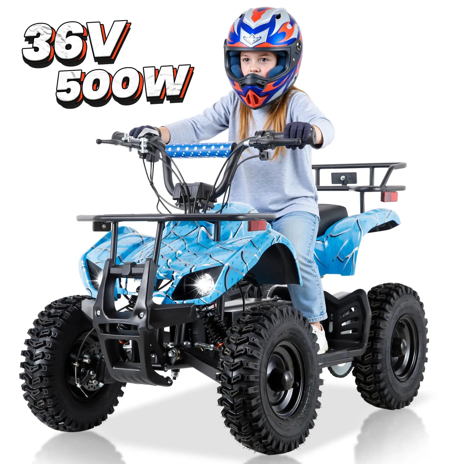 36V Electric ATV Quad With 500W Brushless Motor For Kids Fun by Beastly Survival Outlet
