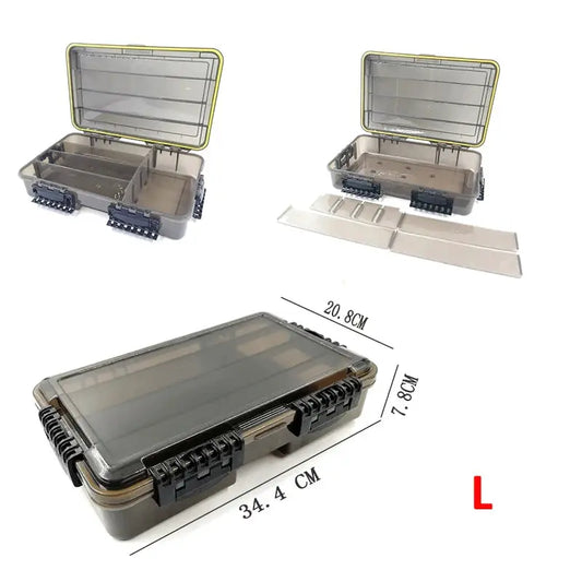 Large-Capacity Waterproof Fishing Tackle Box Fishing Accessories Tool Storage Box Fish Hook Fake Bait Storage Box Fishing Suppli by Beastly Survival Outlet