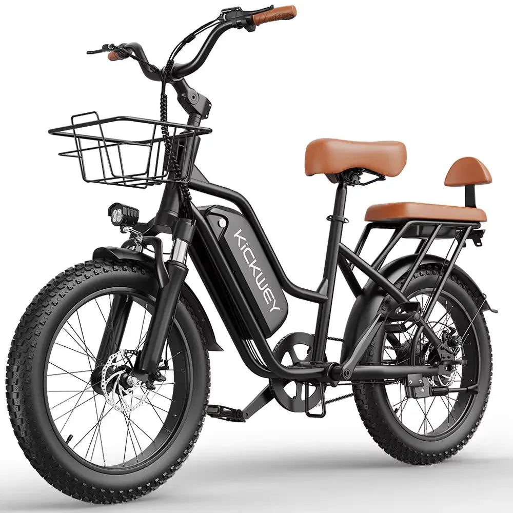 Kickwey LD20 250W Electric Bike 1500W 20x3' Fat Tire Electric Mountain Bike Electric Bicycle 48V 20AH Women's Electric Road Bike by Beastly Survival Outlet