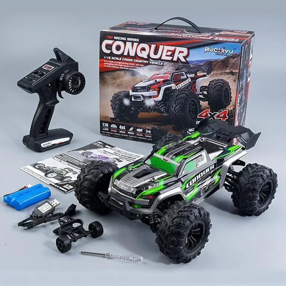 WLtoys 1 To 16 Scale Large RC Car 50kmh High Speed 4WD Truck