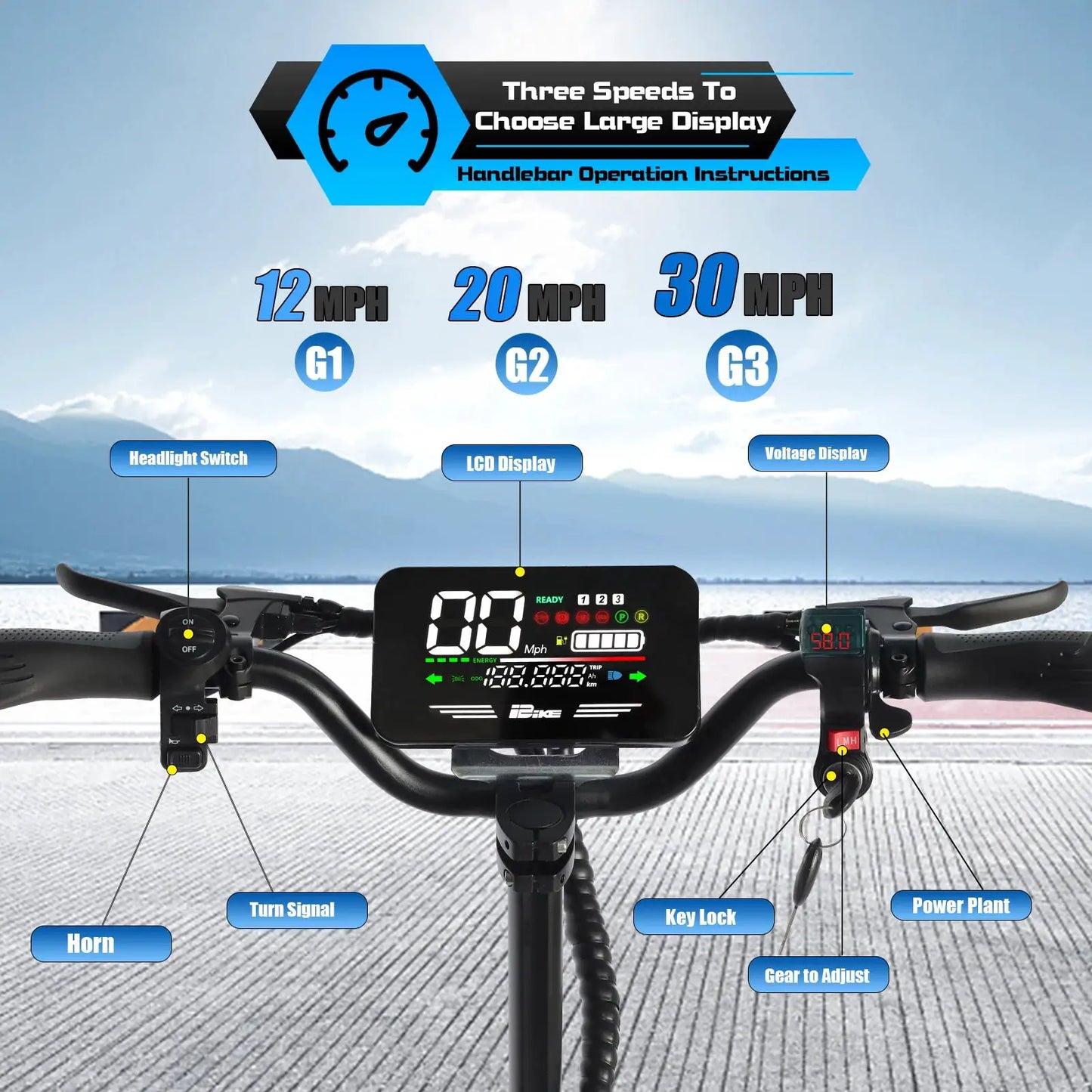 Arwibon Q30 Adult Electric Scooter 2500W Motor Top Speed 30MPH, 48V13/16AH, 11 Inch Off-Road Tires Sport Folding EScooter by Beastly Survival Outlet