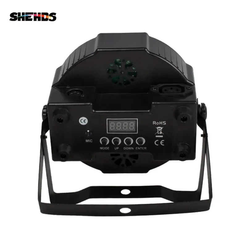 SHEHDS 1pcs LED 7x12W Par Light 7x18W RGBWA+UV Moving Head Light Wash DMX 512 DJ Dicso Nightclub Party Christmas Audience by Beastly Survival Outlet
