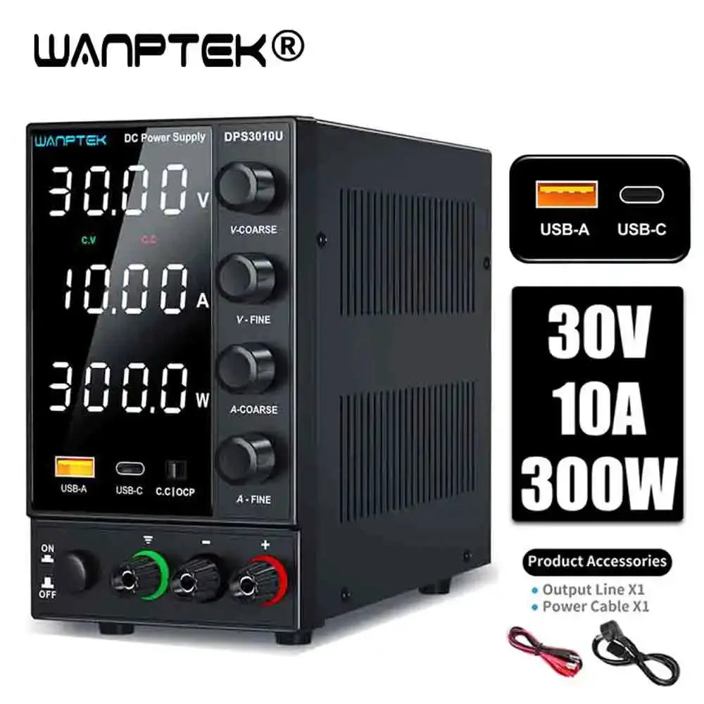Adjustable DC Power Supply 30V 5A 10A 60V 120V 3A LaboratoryBench Power Source Switching Stabilized LCD Power Supply regulator by Beastly Survival Outlet