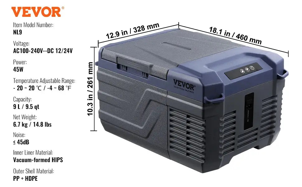 SucceBuy 8L to 75L Car Refrigerator Fridge Portable Icebox Single&Dual Zone w/Blue Tooth Temp Adjustable for Outdoor Camping RV by Beastly Survival Outlet