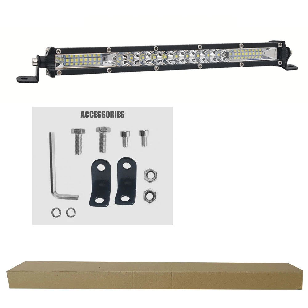 Super Slim LED Light Bar for Tractor Offroad Truck 78W 120W 156W
