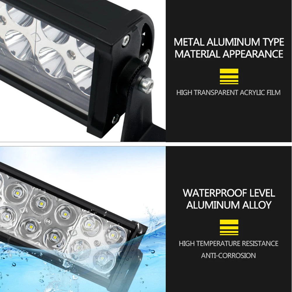 Super Slim LED Light Bar for Tractor Offroad Truck 78W 120W 156W
