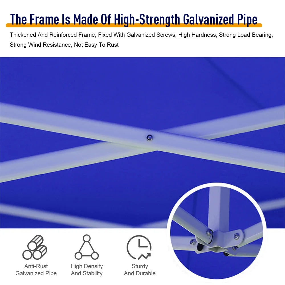 Heavy Duty 10x10 Waterproof Canopy Tent for Outdoor Camping