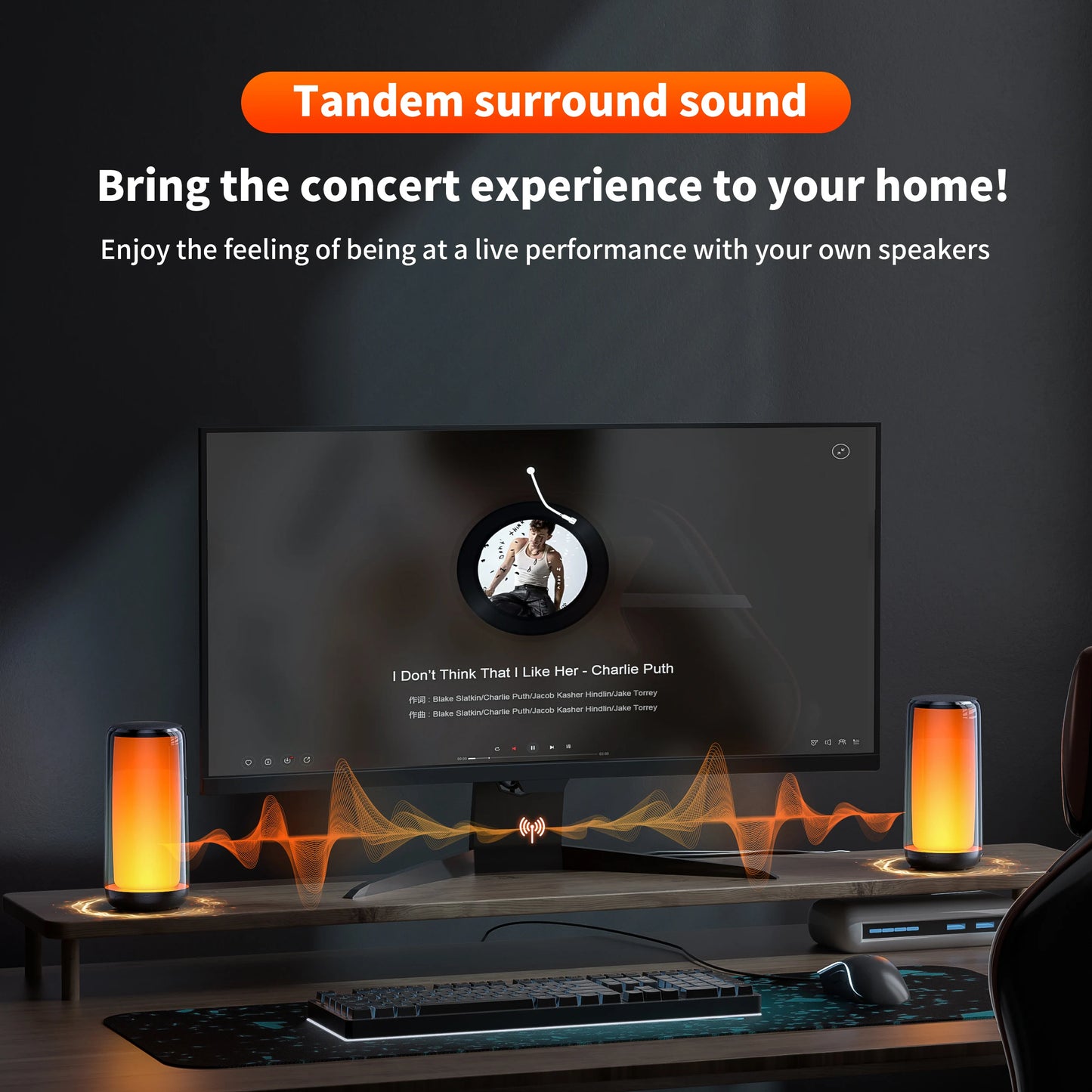 QERE Bluetooth Hi Res 10W Portable HiFi Speaker IPX5 Durable