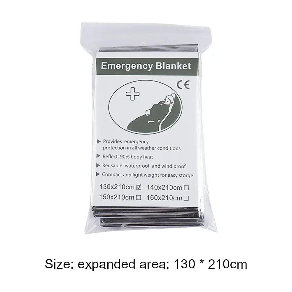 30-1PCS Emergency Rescue Blanket Outdoor Survive First Aid survival blanket Military Rescue Kit Rescue Foil Thermal Blanket by Beastly Survival Outlet