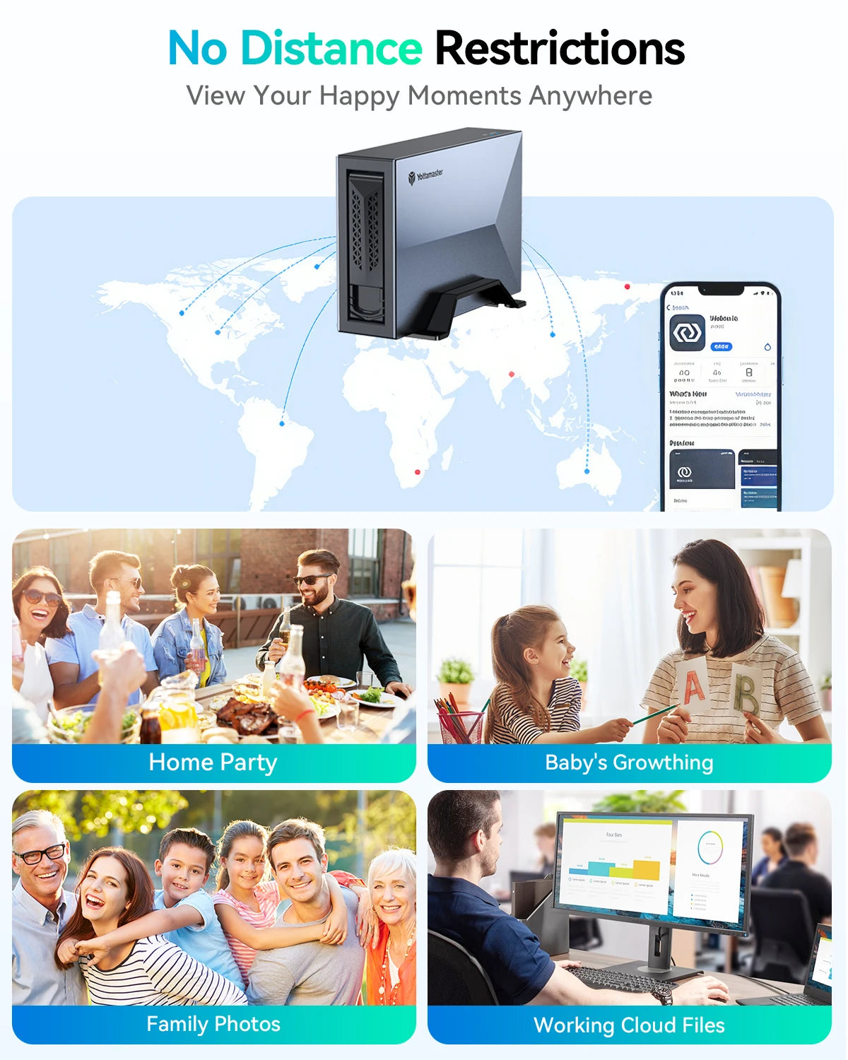 Yottamaster 2.5 Inch 3.5 Inch External Hard Drive Enclosure