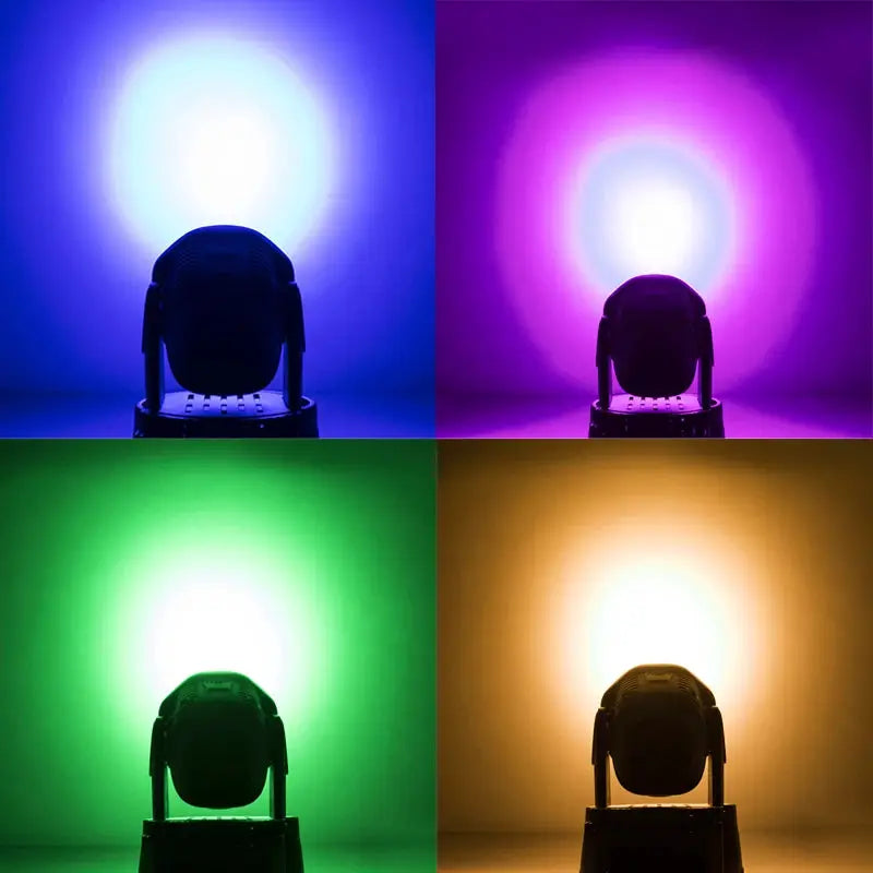 SHEHDS 1pcs LED 7x12W Par Light 7x18W RGBWA+UV Moving Head Light Wash DMX 512 DJ Dicso Nightclub Party Christmas Audience by Beastly Survival Outlet