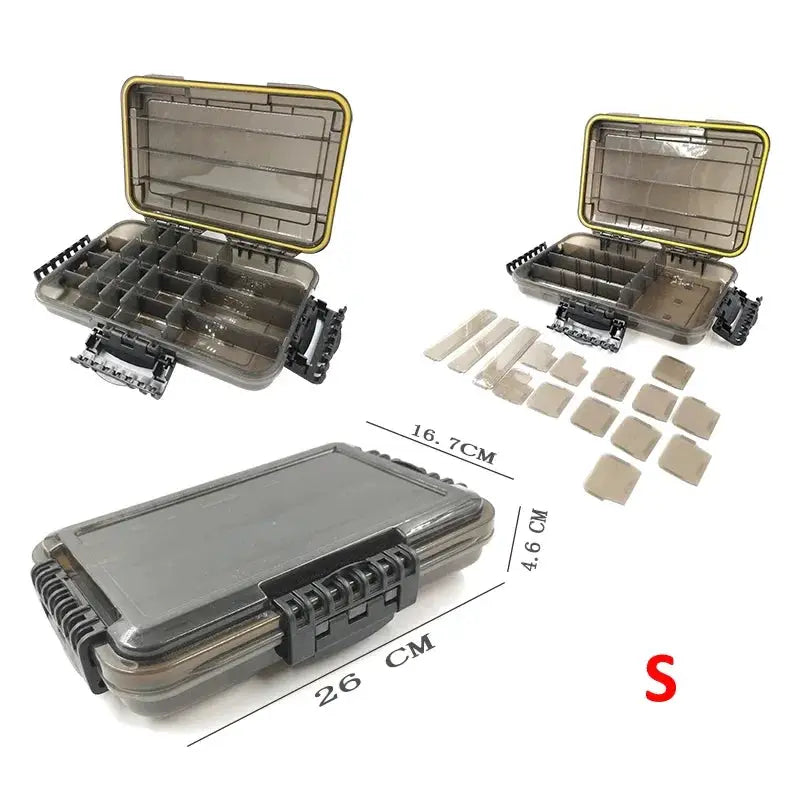 Large-Capacity Waterproof Fishing Tackle Box Fishing Accessories Tool Storage Box Fish Hook Fake Bait Storage Box Fishing Suppli by Beastly Survival Outlet
